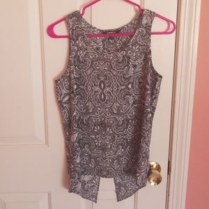Split Back Paisley Express Tank
